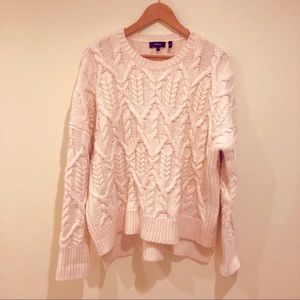 Theory wool cable knit sweater size medium